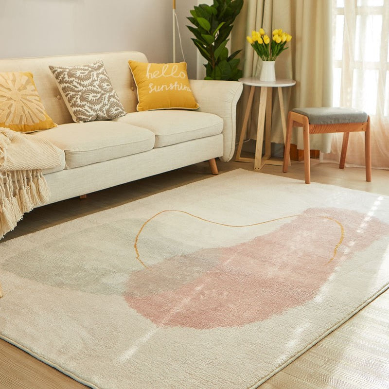 Abstraktes Design Boden Teppich Karnz