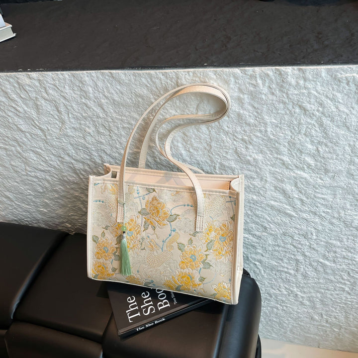 Bestickte Schmetterlingsmuster-Handtasche Karnz