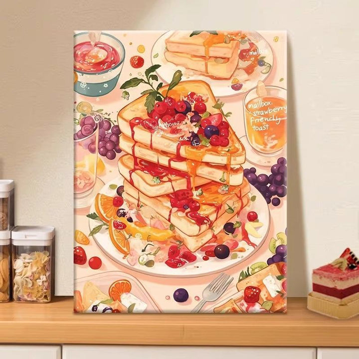 Gourmet Dessert-Themen Wandkunst Karnz