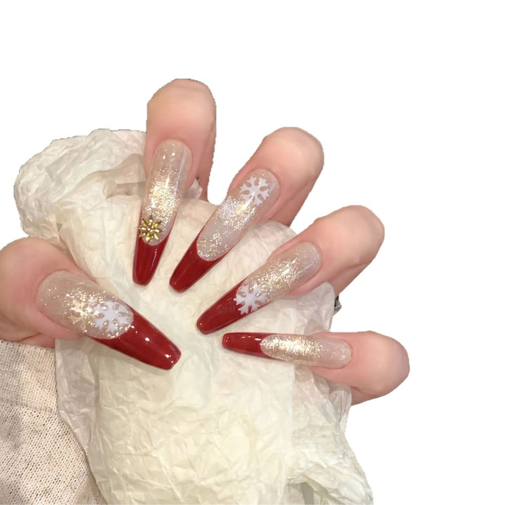 Luxuriöses Stiletto Nagel Kunst Set Karnz