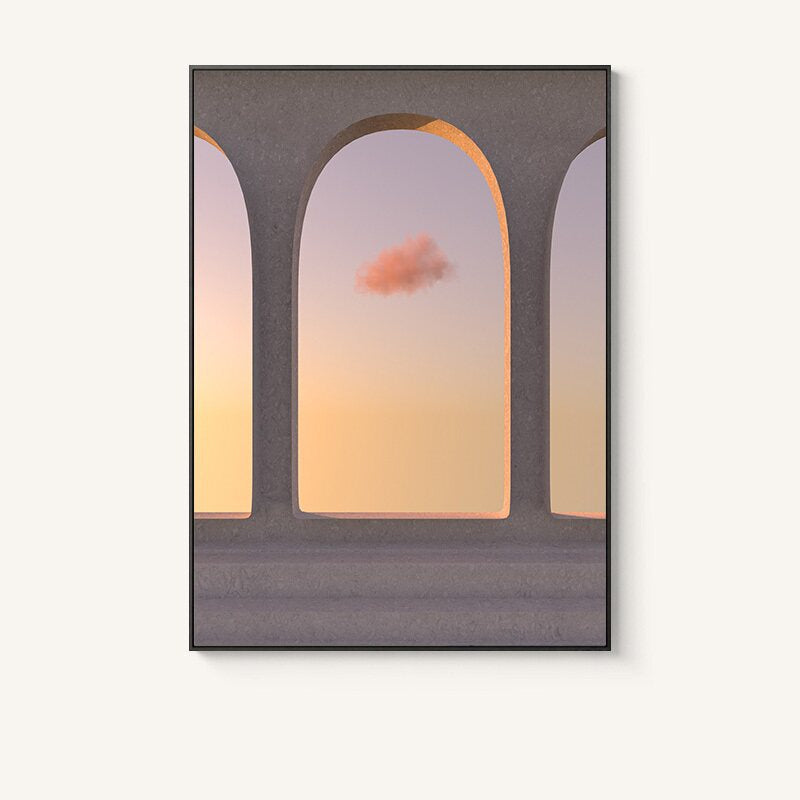 Moderne Minimalistische Leinwand Wandkunst