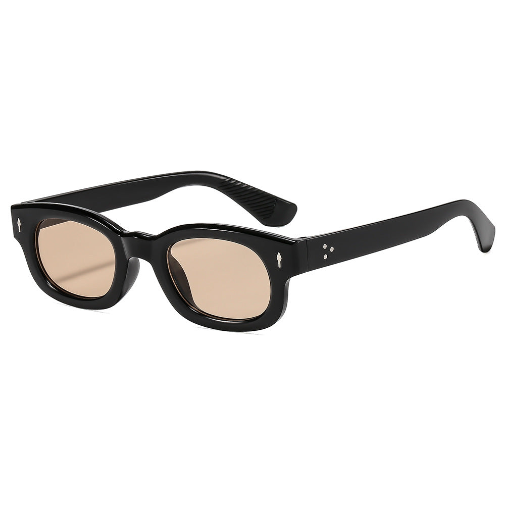 Damen modische Sonnenbrille im trendigen Quadratrohrdesign Karnz