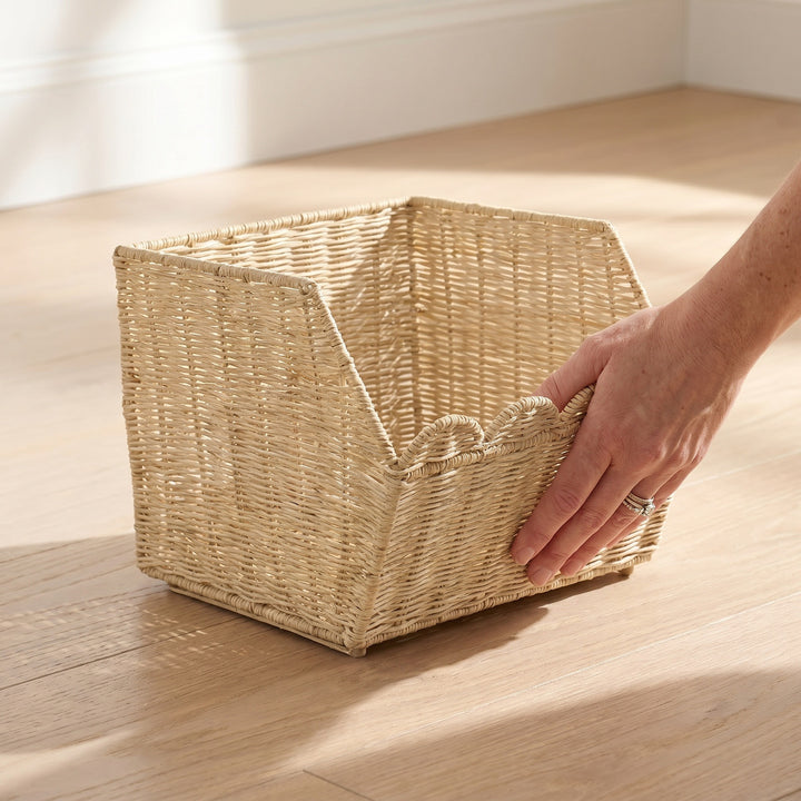 Mehrfachlagerung Geflochtener Organizer Karnz