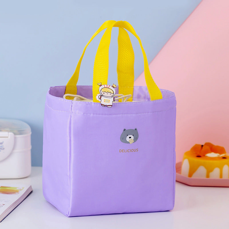 Niedlicher tierischer isolierter Lunch-Tote