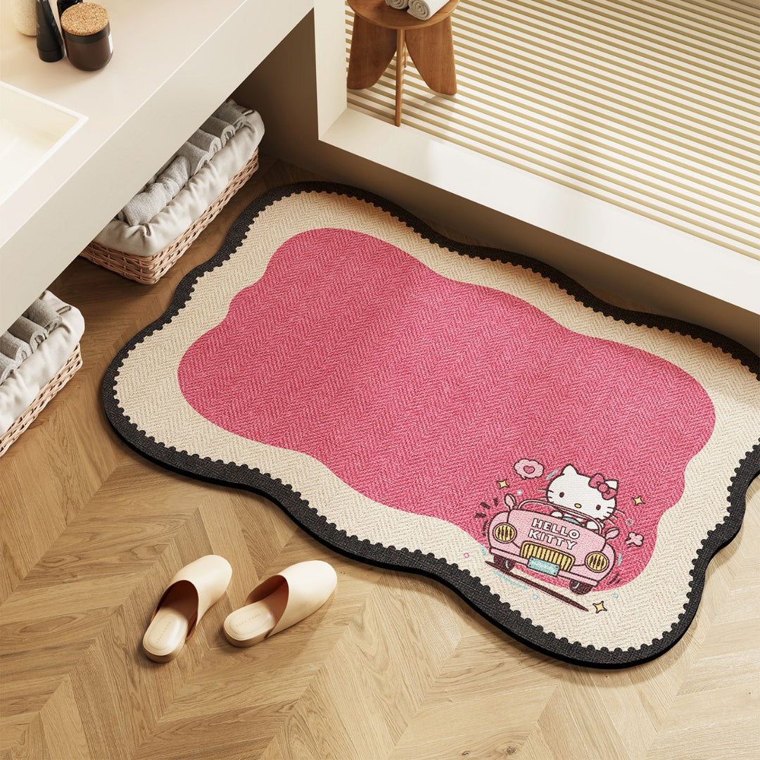 Elegante dekorative Badezimmermatte für Zuhause