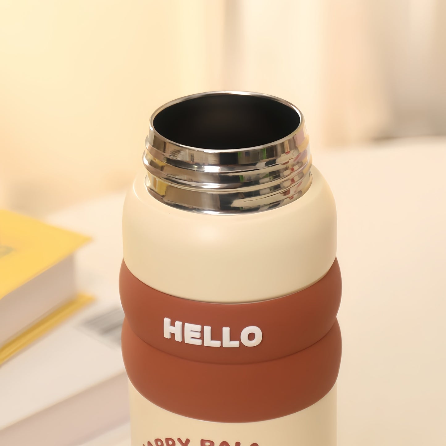 Damen langlebige Trinkflasche mit praktischem Deckel Karnz