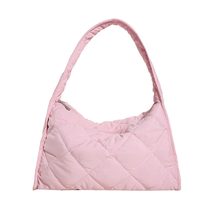 Gepolsterte Puff-Schultertasche