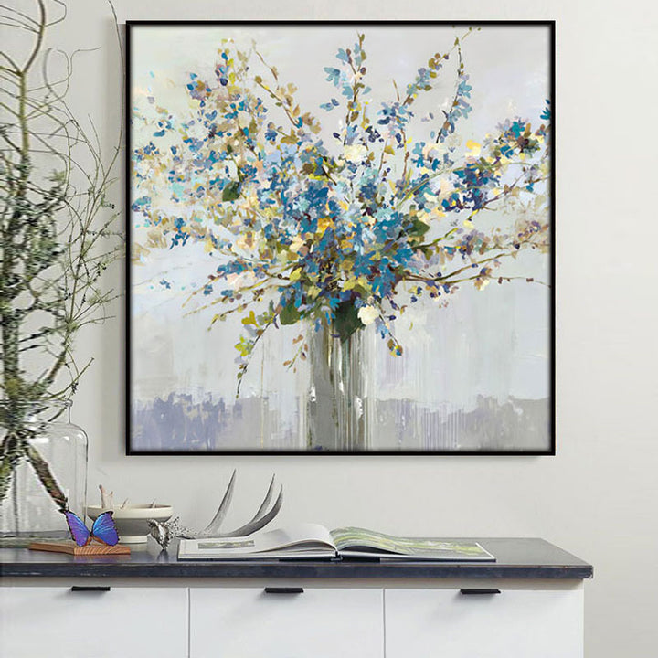 Floral-themed Canvas Wanddekoration