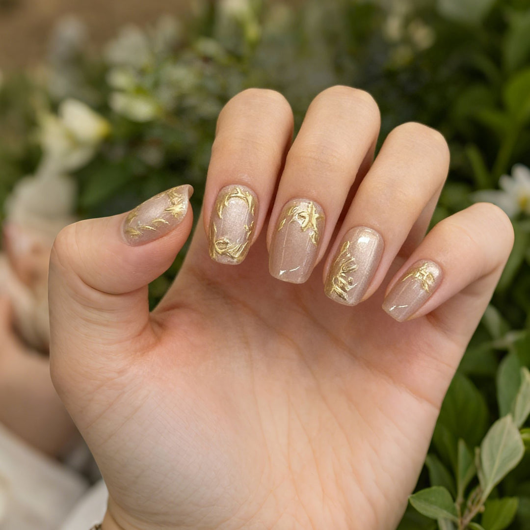 Elegantes Press-On Nagelset Karnz