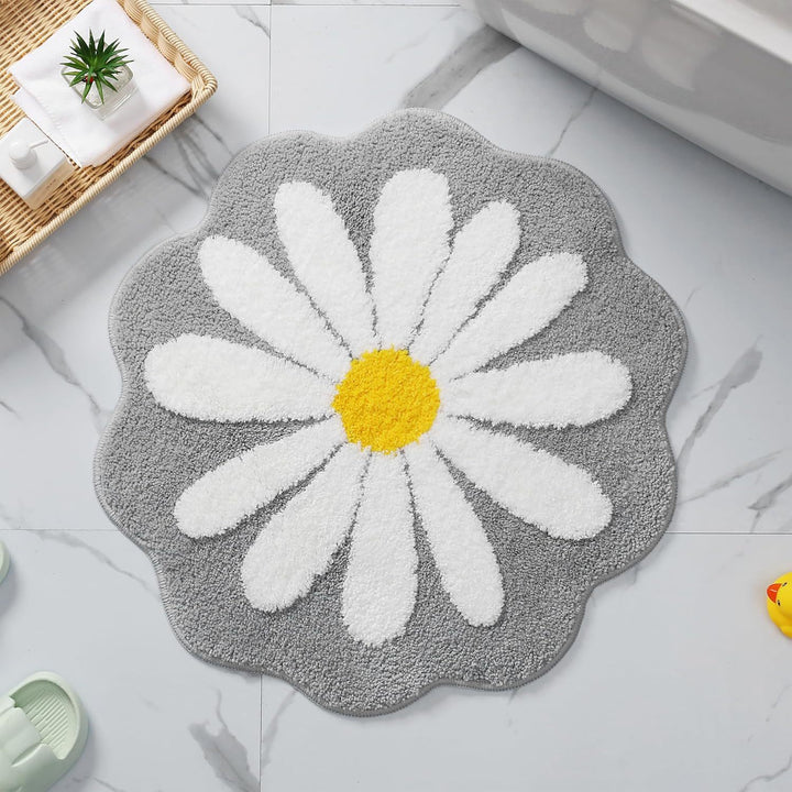 Florale Form Badmatte