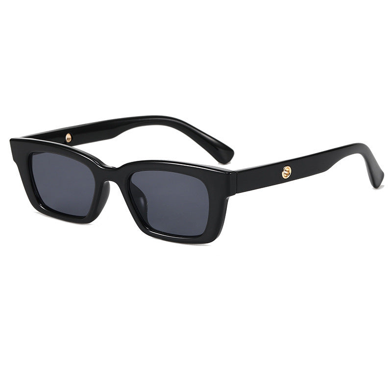 Damen modische und robuste Rechteck-Sonnenbrille Karnz