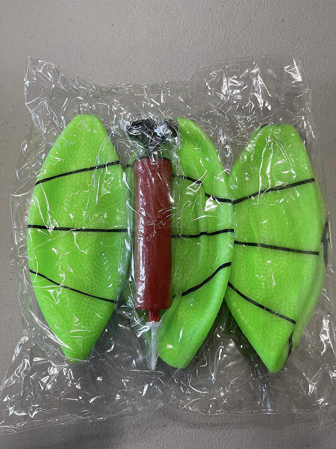 Unisex Aufblasbare Schwimmflügel mit Sicherheitsventil Karnz