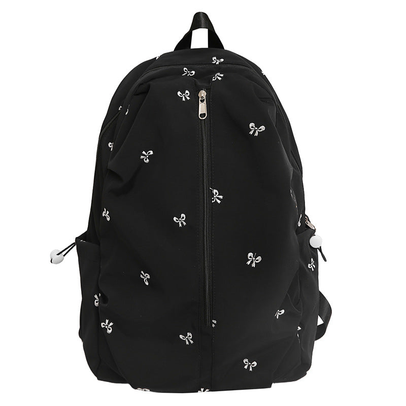 Bestickter Bogen-Design Rucksack Karnz