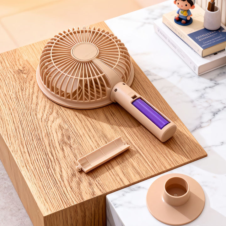 Damen Tragbarer Tischventilator mit innovativem Design und variabler Windgeschwindigkeit Karnz