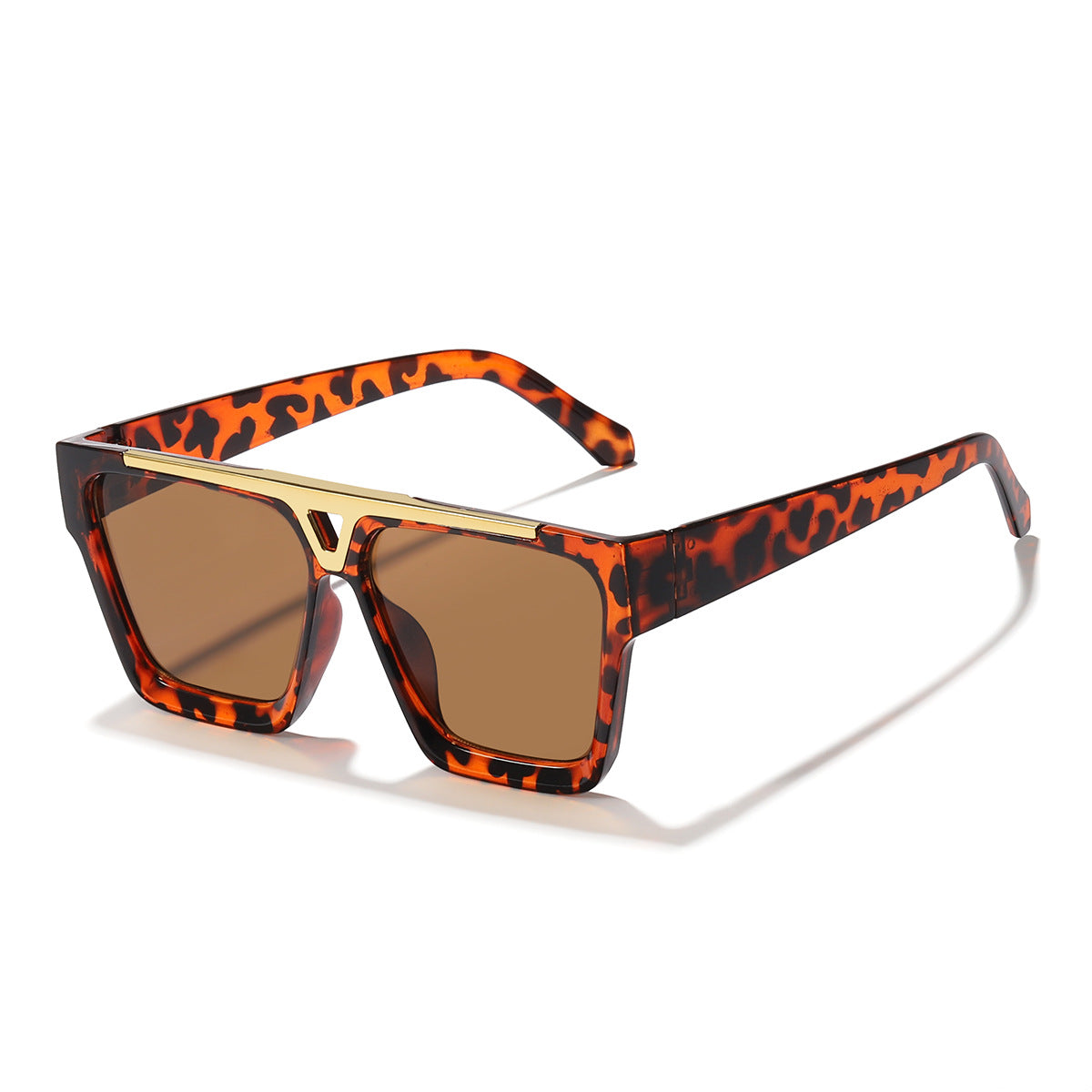 Damen trendige Sonnenbrille mit minimalistischem Rahmen Karnz