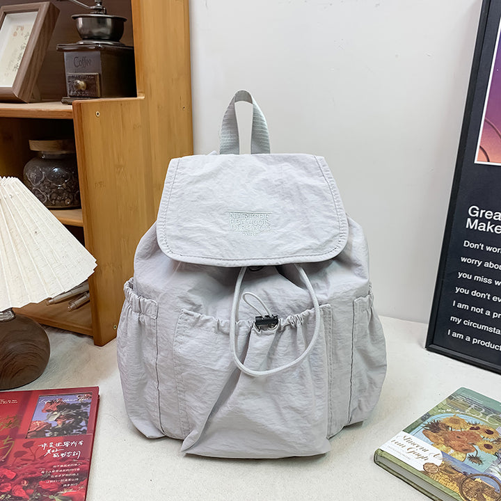 Stylische Multi-Taschen Kordelzug-Rucksack