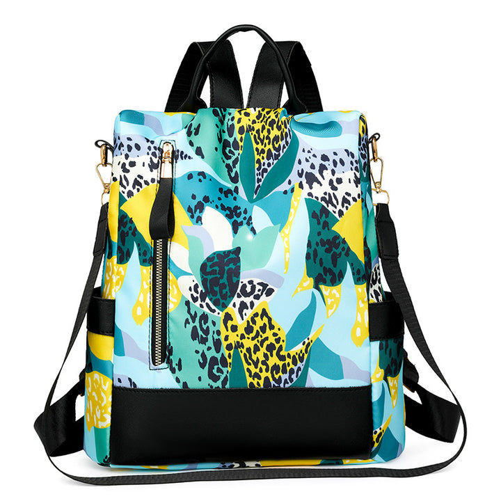 Blumenmuster Mehrfachfach Rucksack Karnz
