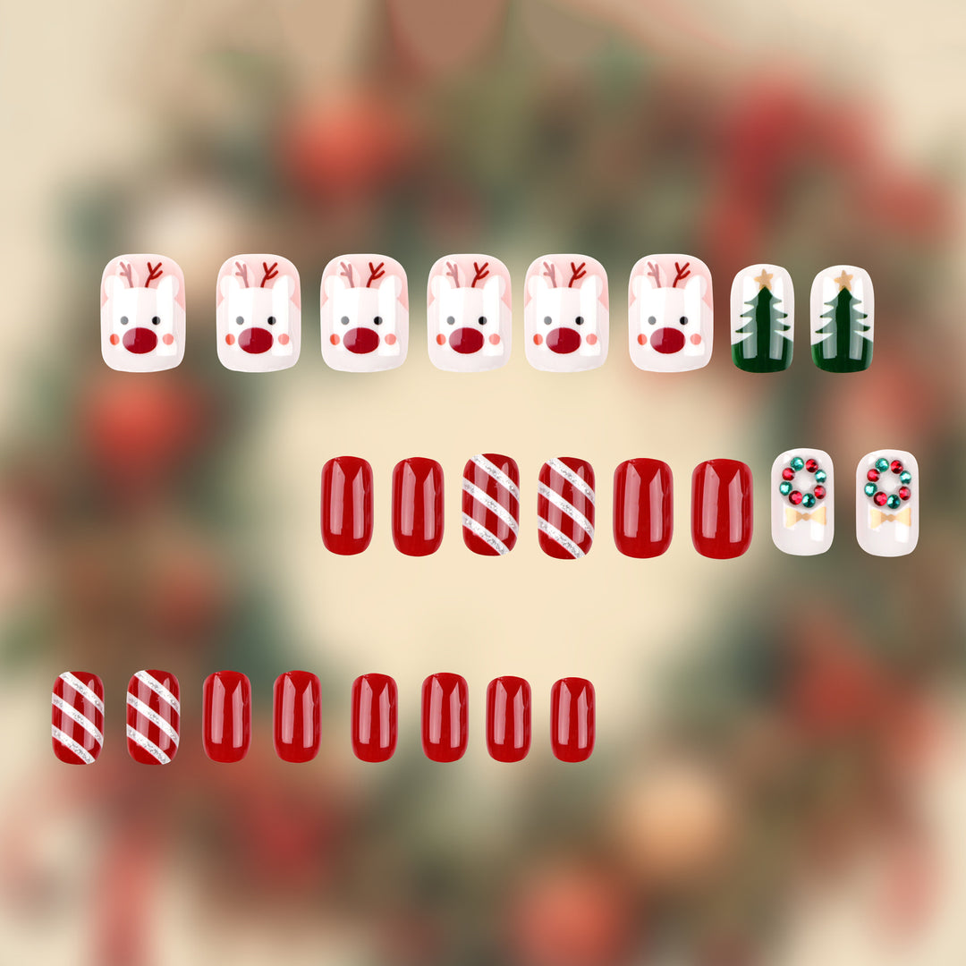 Kreative Weihnachtsnagelkunst Karnz