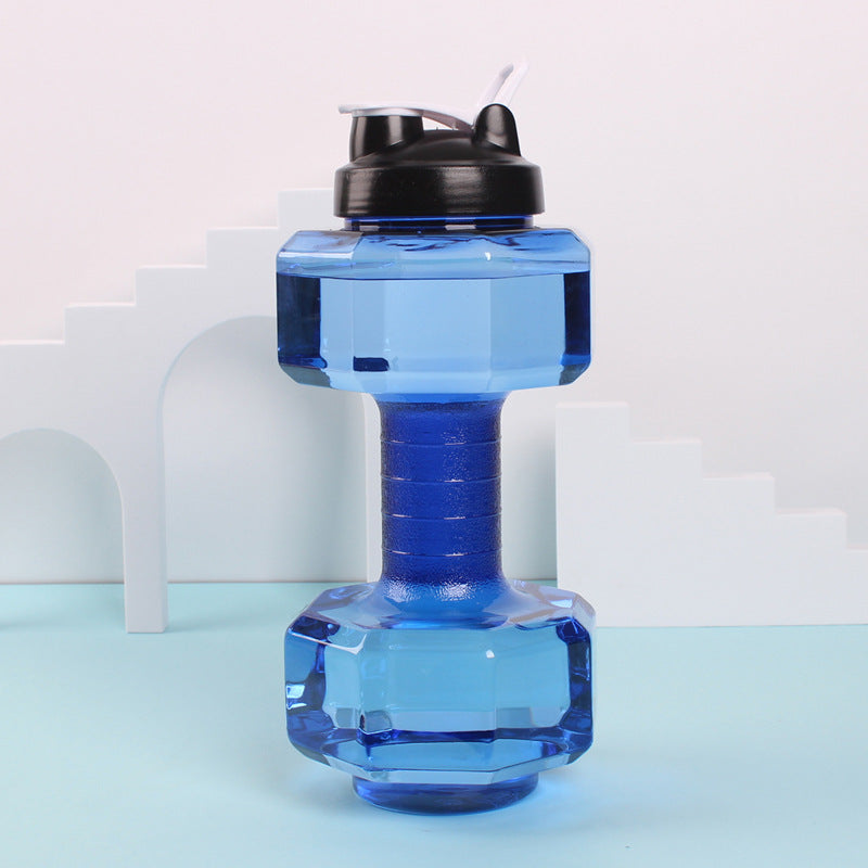 Unisex Fitness Wasserflasche in origineller Hantel-Form Karnz