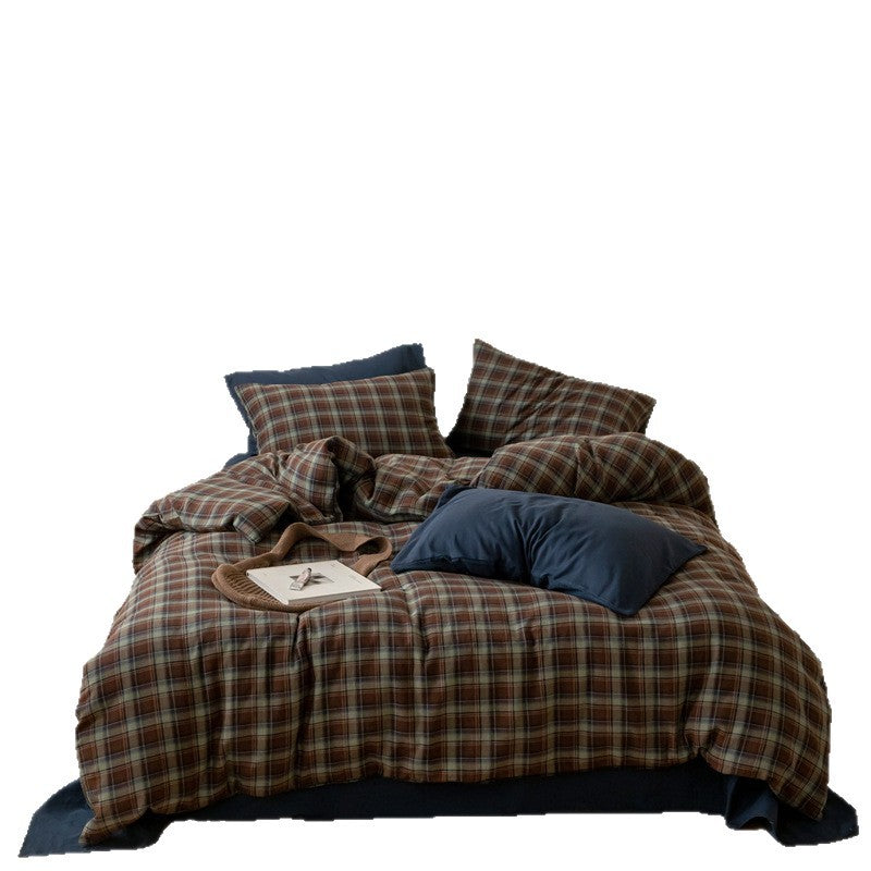 Gemütliches Flanell Bettüberwurf Set