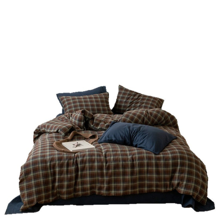 Gemütliches Flanell Bettüberwurf Set