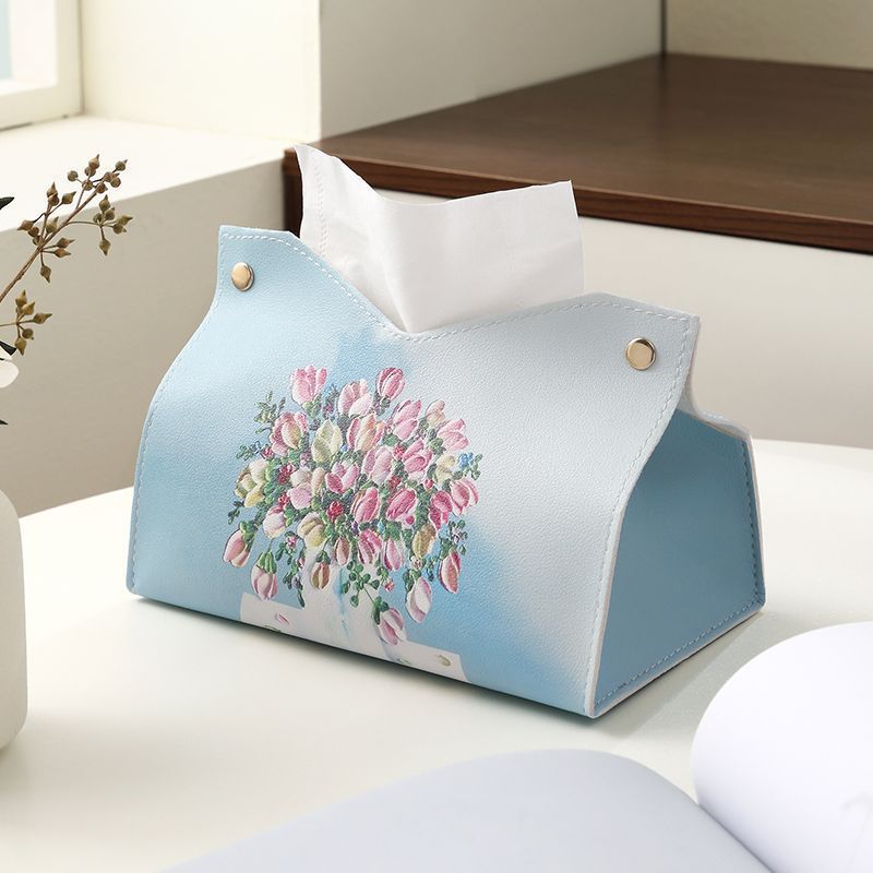 Dekorativer Blumenmuster-Gewebe-Boxabdeckung Karnz