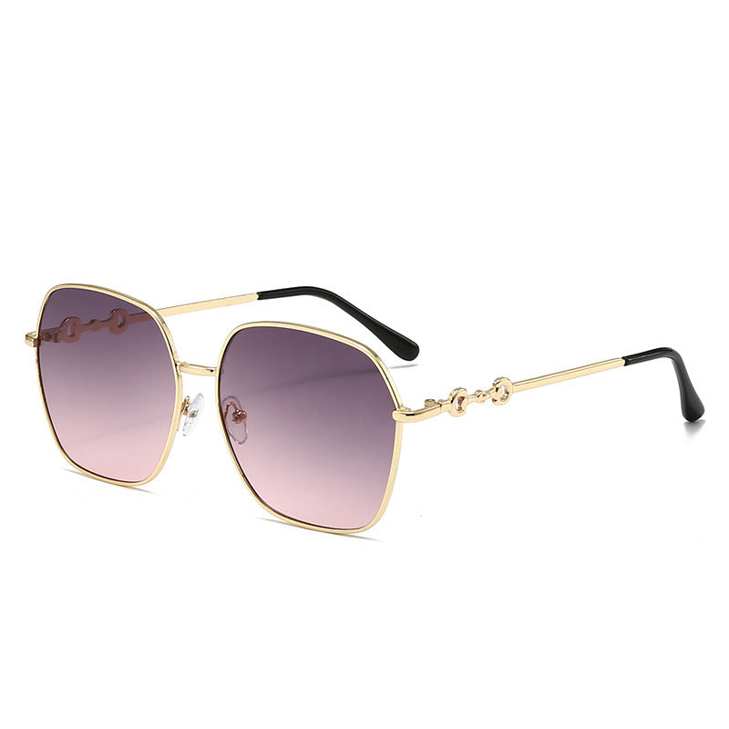 Chic Breite Rahmen Sonnenbrille