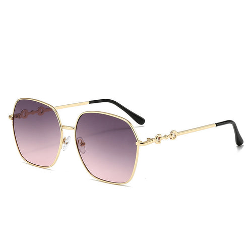 Chic Breite Rahmen Sonnenbrille