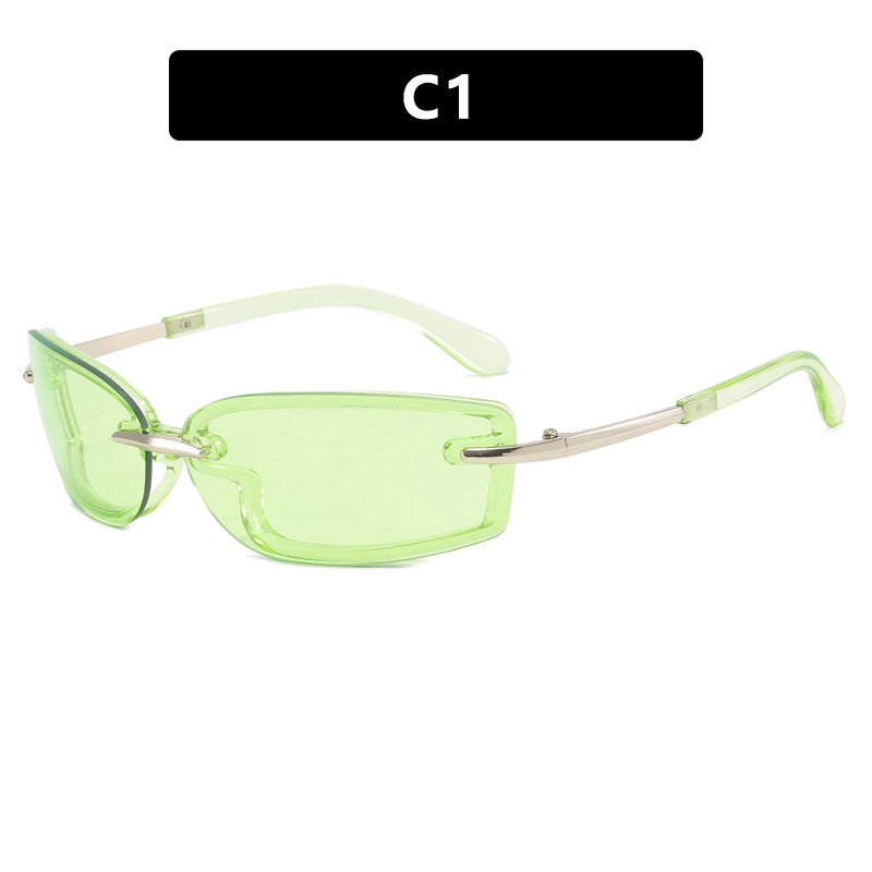Damen modische Sonnenbrille mit hochmodernem Design und UV-Schutz Karnz