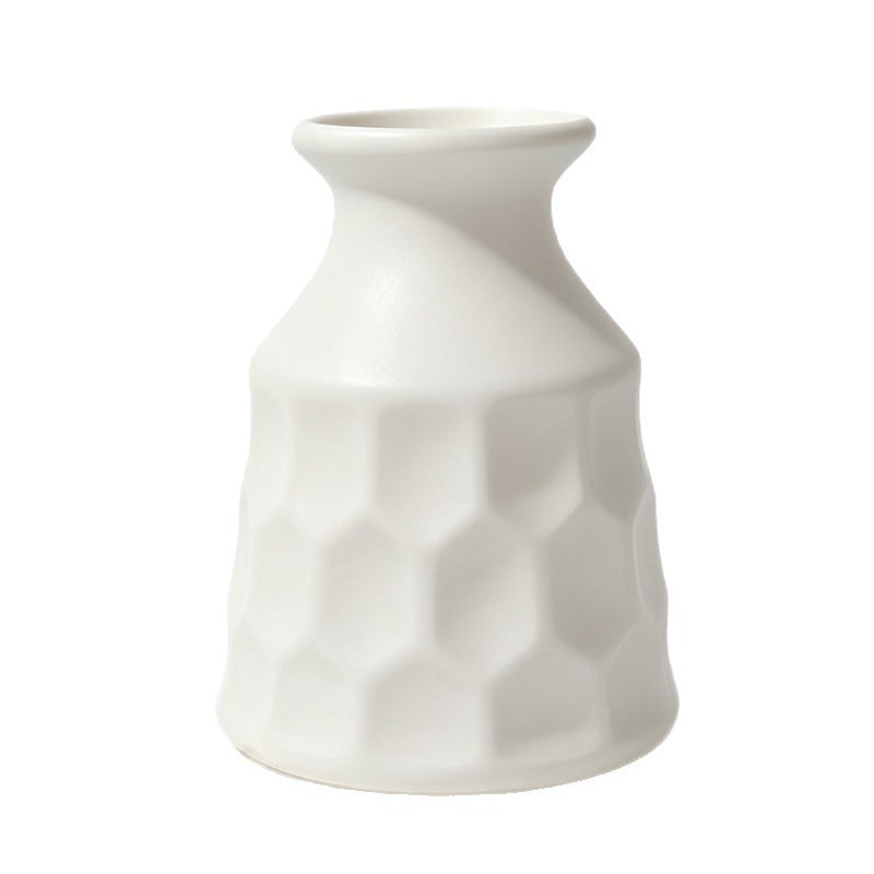 Wabenkissen Texturierte Dekorative Vase Karnz