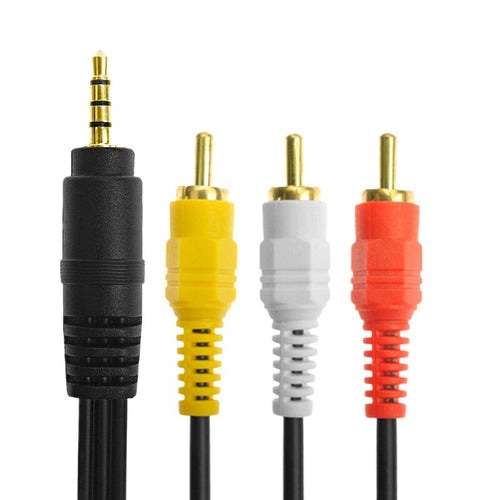 Premium Audio RCA zu 3,5 mm Connector Kabel Karnz