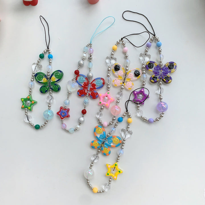 Perlen-Schmetterling- und Sternenaccessoire Karnz
