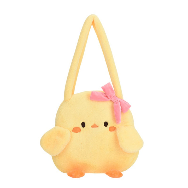 Kuschelige Plüschhandtasche Im Hühnchen-Design Karnz