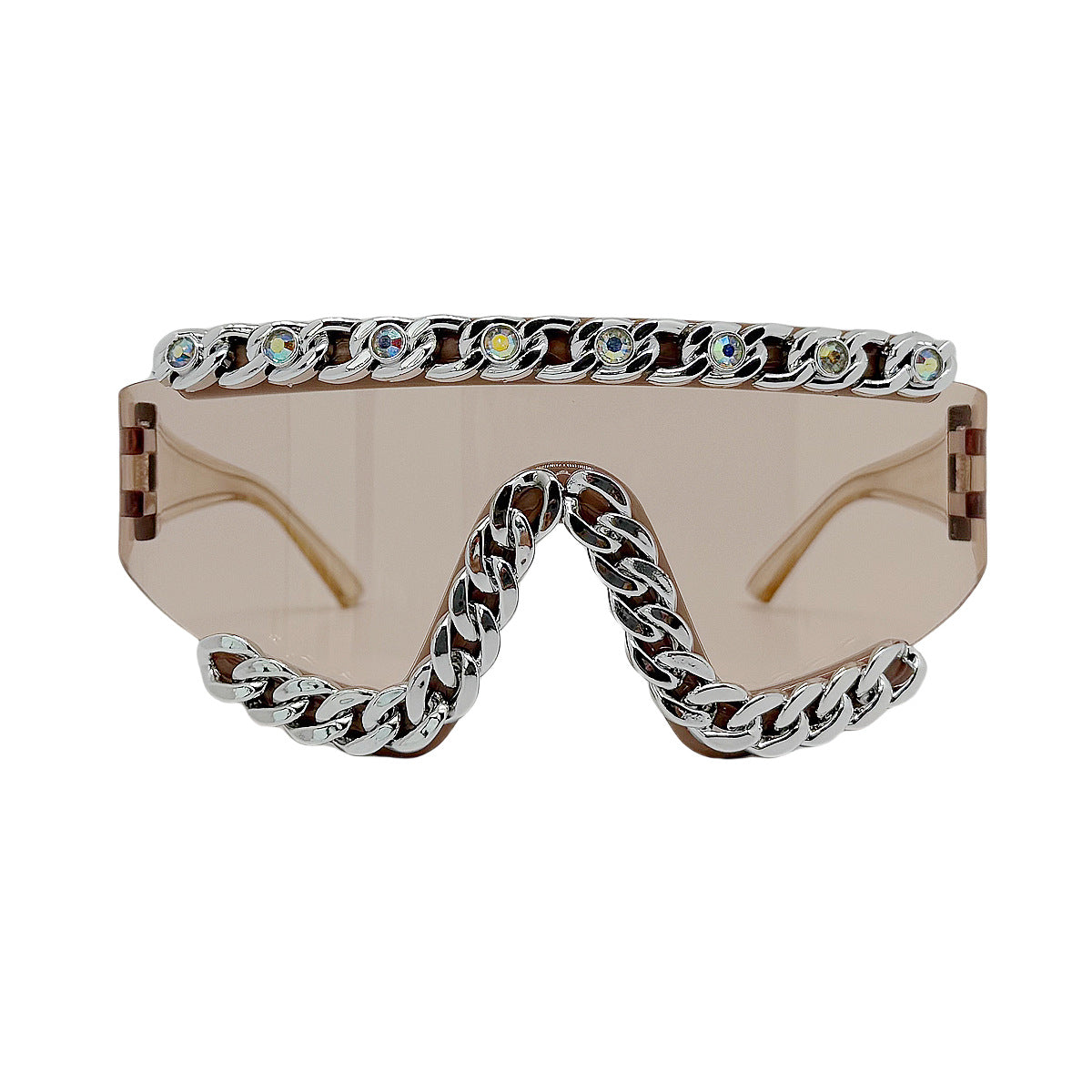Damen Fashion-Schutzbrille mit glamourösen Kristallverzierungen Karnz