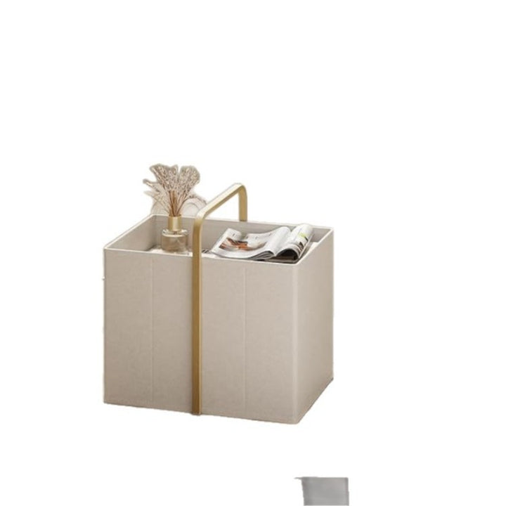 Moderner Wäschekorb mit Holzgriff Karnz