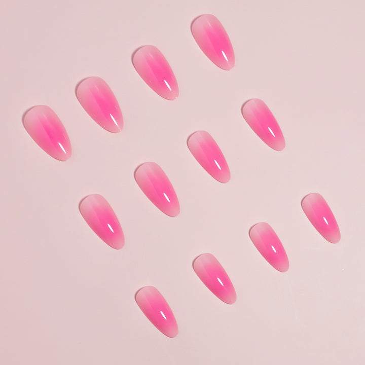 Elegante Ombre Stil Press-On Nagelkunst Karnz