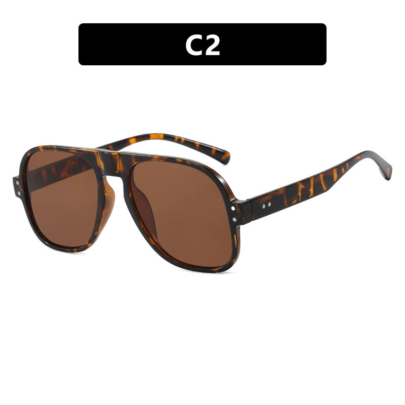 Damen modische quadratische Sonnenbrille mit robustem, UV-Schutz Karnz