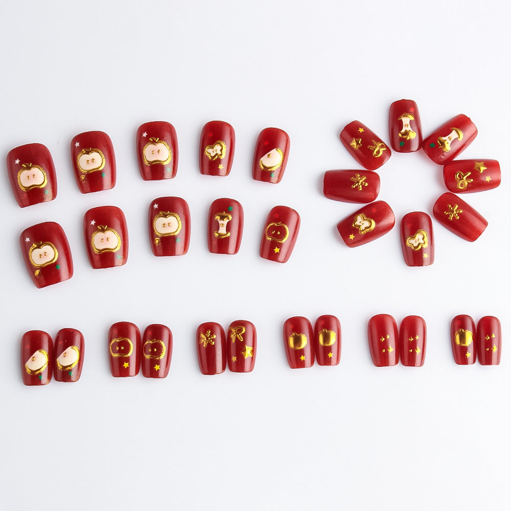 Festliches Themen-Press-On-Nagelset Karnz 1787542947