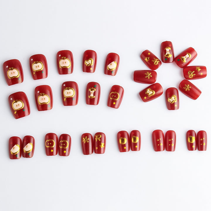 Festliches Themen-Press-On-Nagelset Karnz 1787542947