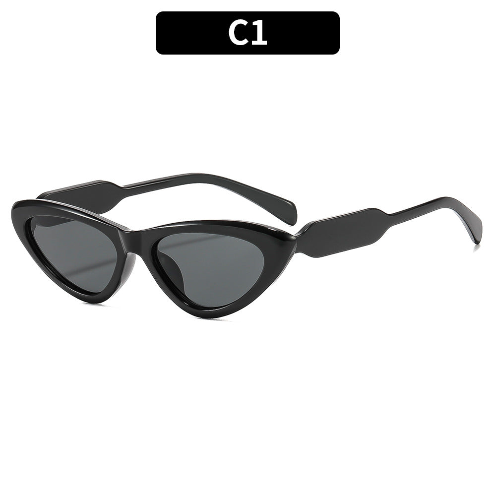 Cat-Eye-Sonnenbrille mit einzigartigem Schildpatt-Rahmen