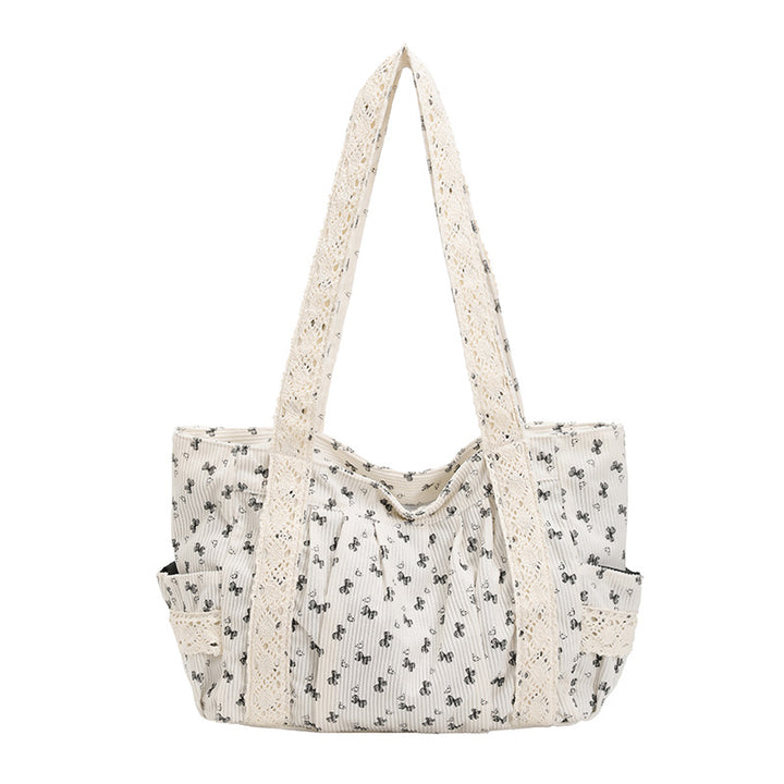 WoElegant Floral Print Tote Bag Karnz