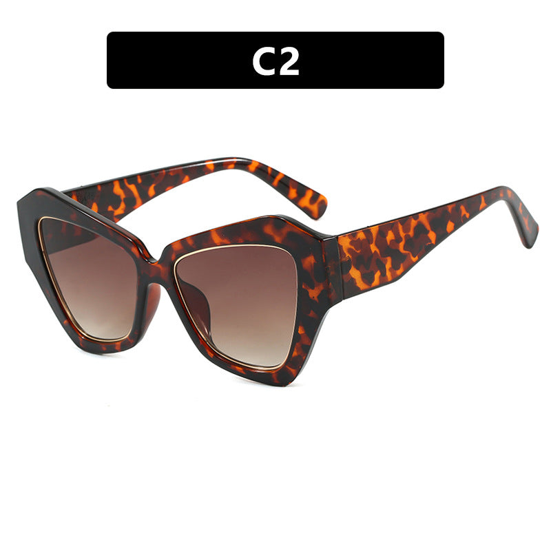 Damen trendy Cat-Eye Sonnenbrille mit elegantem Rahmen und UV-Schutz Karnz