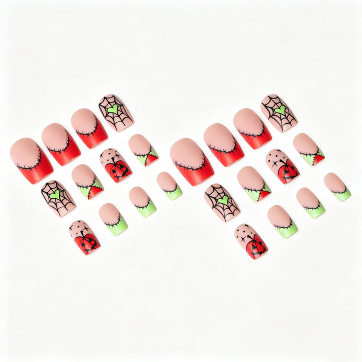 Kreatives Halloween Nagelkunst Design Kit