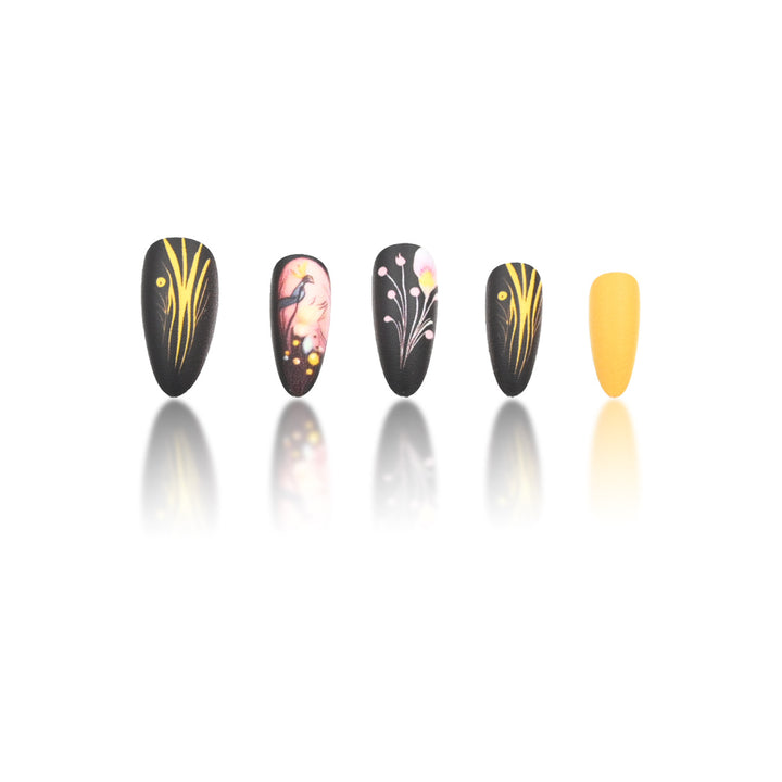 Artistic Long Nail Design