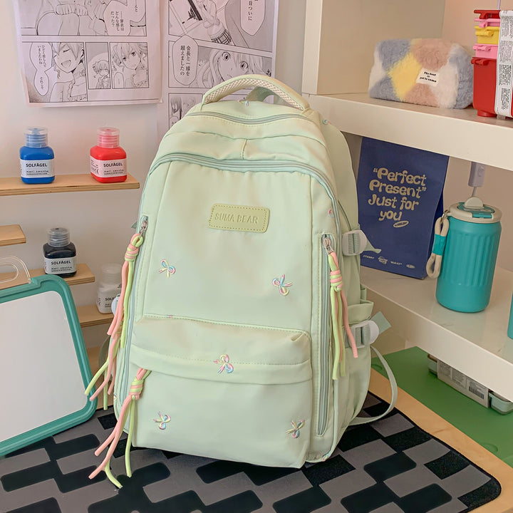 Stylische Bestickte Schulrucksack Karnz