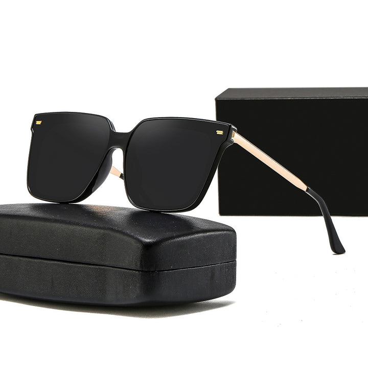 Damen Oversize Sonnenbrille mit modernem quadratischem Rahmen Karnz