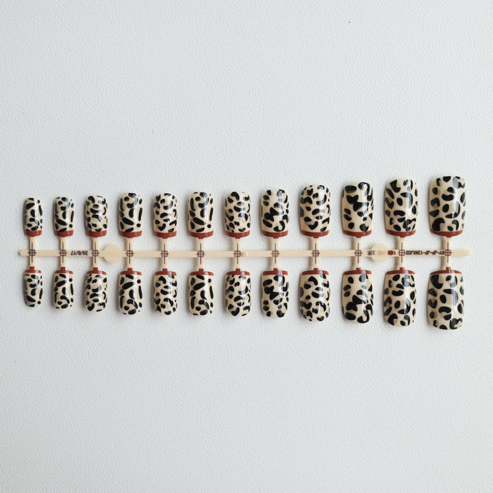 Wildtier-Print-Nagelkunst-Set