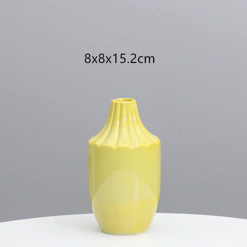 Moderne Keramische Dekorative Vase Karnz