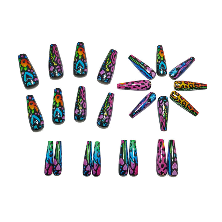 Trendige Neon Nagelkunst Karnz