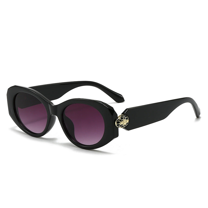 Damen modische Sonnenbrille mit einzigartigem Rahmen Karnz